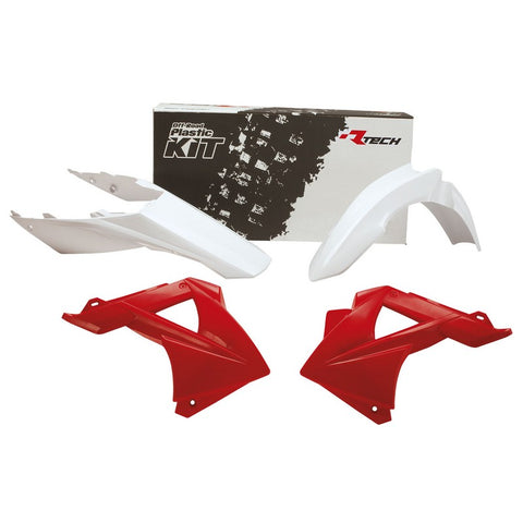 PLASTICS KIT RTECH 3 PCE FRONT FENDER  REAR FENDER WITH SIDEPANELS & RADIATOR SHROUD GAS GAS