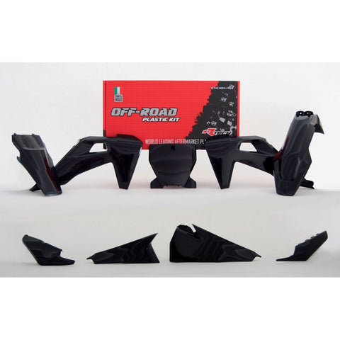 PLASTICS KIT RTECH INCLUDES FRONTFENDER REAR FENDER SIDEPANELS AIR BOX COVER & FRONT NUMBER PLATE