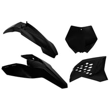 PLASTICS KIT RTECH INCLUDES FRONT & REAR FENDERS SIDEPANELS & RADIATOR SHROUDS & FRONT NUMBER PLATE