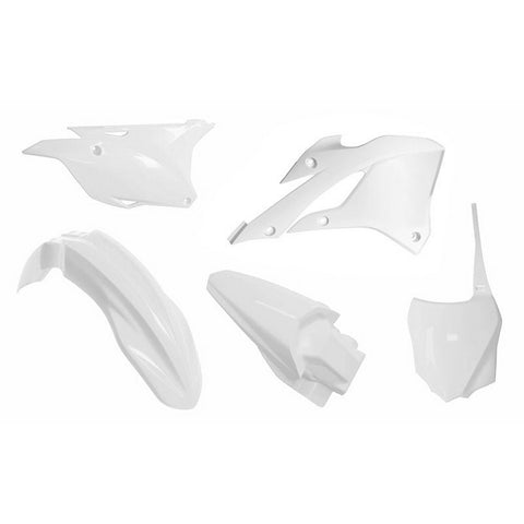 PLASTICS KIT RTECH 5 PIECES KAWASAKI KX85 KX100 22-23 WHITE