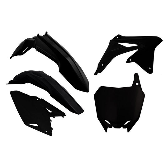 PLASTIC RTECH FRONT&REAR FENDERS SIDEPANELS&RADIATOR SHROUDS&FRONT NUMBERPLATE SUZUKI RMZ450 08-17