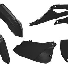 PLASTIC KIT RTECH FRONT &REAR FENDERS SIDEPANELS &RADIATOR SHROUDS &FRONT NUMBERPLATE YAMAHA YZ85