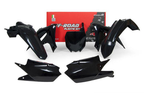 PLASTIC KIT RTECH YAMAHA YZ450F 18-21 YZ250F  YZ450FX 19-21 YZ250FX 20-21  BLACK