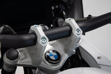 HANDLEBAR RISER SW MOTECH RAISE 40MM OPTIMISE THE SITTING POSITION ALUMINUM ALLOY SILVER BMW R1200GS