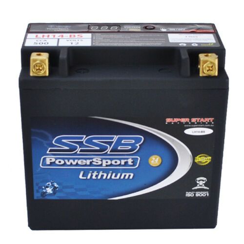 SSB Motorcycle And Powersports Battery Lithium Ion 12 V 420 CCA Lightweight Lithium Ion Phosphate