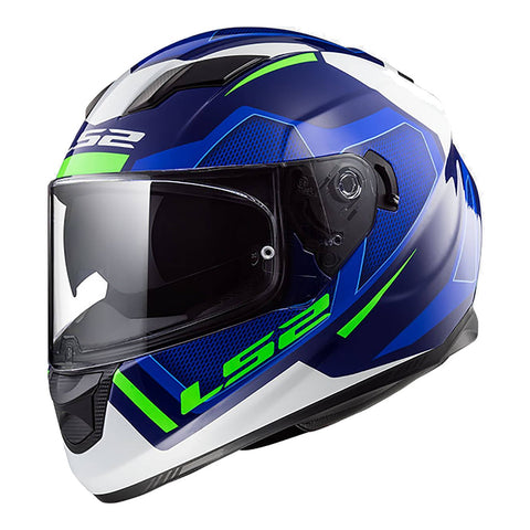 LS2 FF320 STREAM EVO AXIS HELMET - WHITE / BLUE