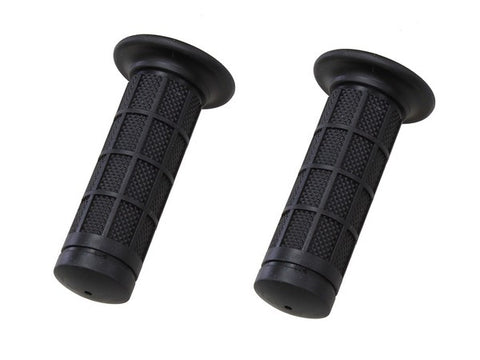 HANDLEBAR GRIPS PYSCHIC HONDA CRF50 XR50 JR50 DR70 KDX50 PW50 TTR50 74-20 MINI BLACK