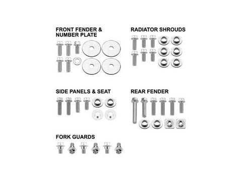 Body Panel Fastener Bolt Pack Psychic Suzuki Rm125 Rm250 01 08