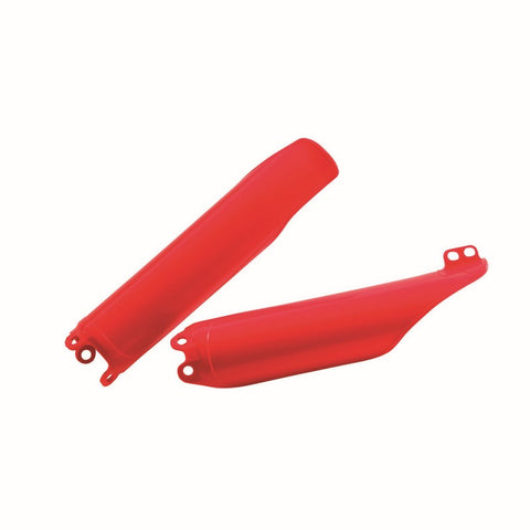 FORK PROTECTORS-GUARDS RTECH HONDA  CR125R CR250R CR500R 90-07 CRF250R 04-18 CRF250X 04-19 RED