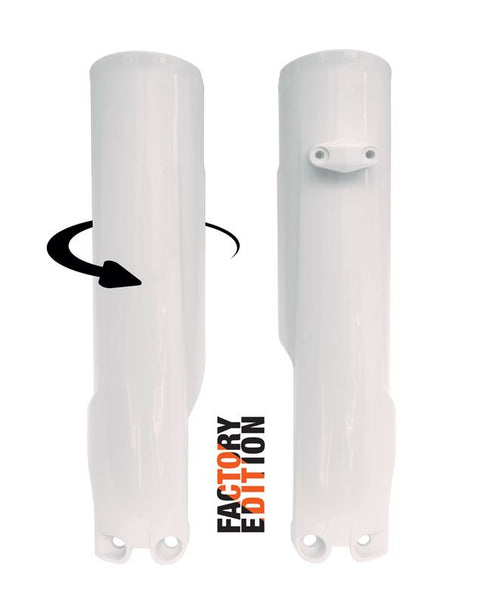 Fork Protectors Rtech Factory Full Wrap Ktm 125 Sx 150 Sx 250 Sx 250 Sxf 350 Sxf 450 Sxf 23 24 White