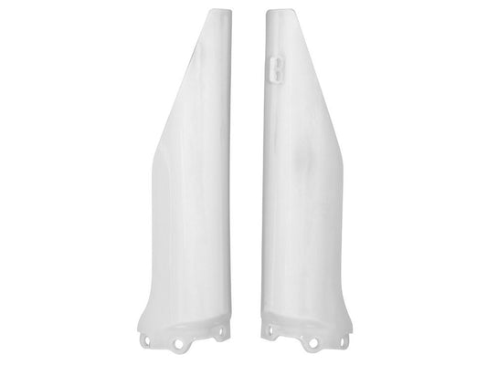 FORK PROTECTORS - GUARDS RTECH KAWASAKI KX125 KX250 04-06 KX250F 04-05  WHITE