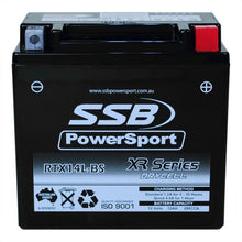 MOTORCYCLE AND POWERSPORTS BATTERY (RTX14L-BS) AGM 12V 12AH 290CCA BY SSB HIGH PERFORMANCE