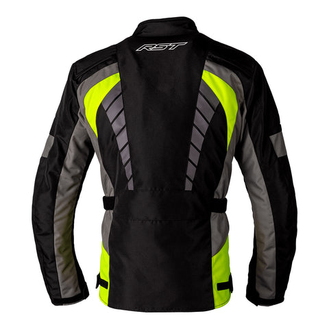 RST ALPHA 5 CE TEXTILE JACKET [BLACK FLO YELLOW] 2