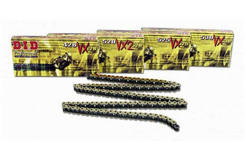 DID Pro Street X-Ring Chain - Made in Japan - 530VX x 108ZB X'Ring solid bush DID chain