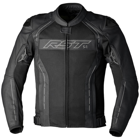 RST S1 MESH CE LEATHER JACKET [BLACK] 1