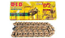 D.I.D  520VX2 X-Ring Chain - 520VX2 x 120FB G&B X'Ring - solid bush DID chain gold