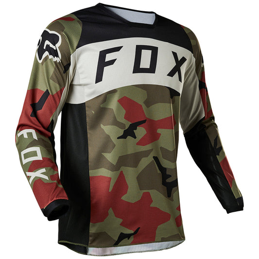 FOX 180 BNKR JERSEY [GREEN CAMO]