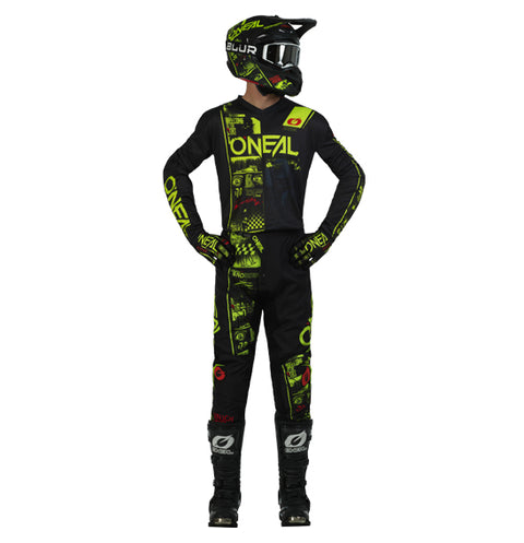 O'Neal Youth ELEMENT Attack V.23 Pant - Neon/Black