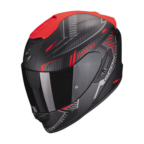 EXO-1400 EVO AIR SHELL Matt Black-Red