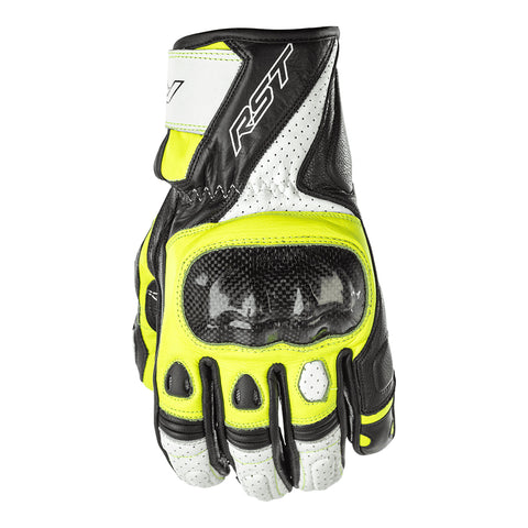 RST STUNT 3 CE GLOVE [BLACK FLO YELLOW] 2