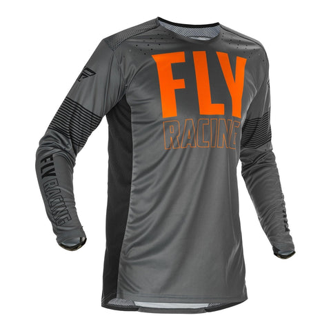 Fly 2021 Lite Hydrogen Jersey - Grey / Orange / Black