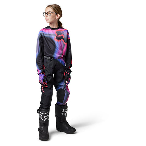 FOX YOUTH GIRLS 180 TOXSYK PANTS [BLACK/PINK]