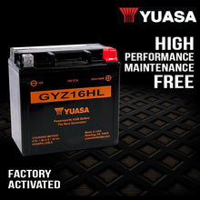 Yuasa GYZ16-H battery Made in USA factory sealed