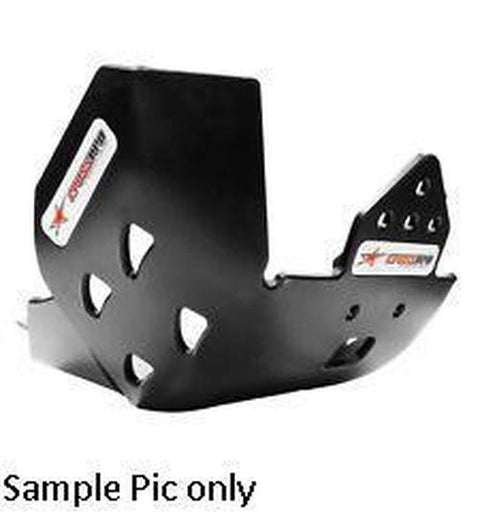 Skid Plate Crosspro EC DTC Enduro Plastic KX250F 17-18 Black