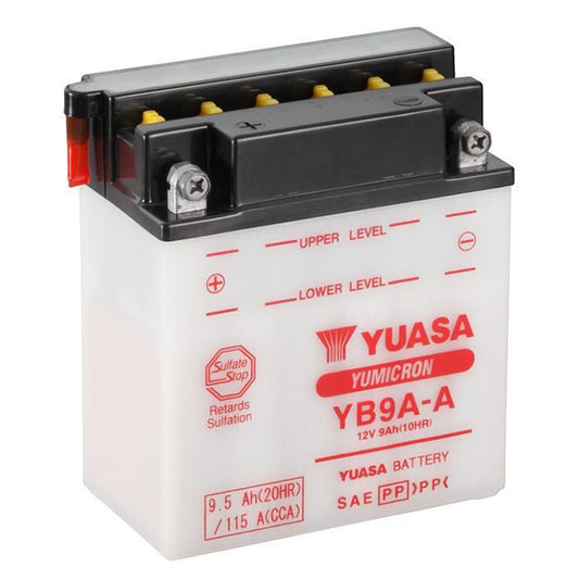 YUASA YB9AAPK - comes with acid pack