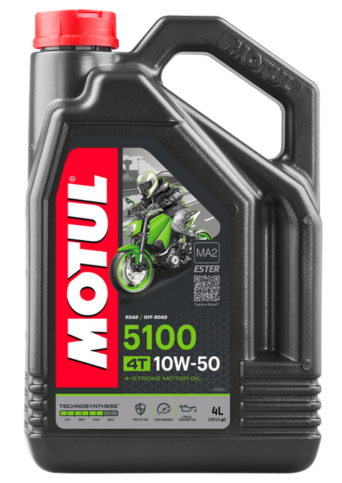 Motul 5100 4T 10W50 Semi Synthetic Oil 4L