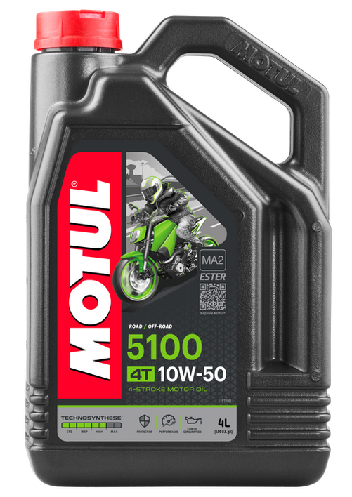 Motul 5100 4T 10W50 Semi Synthetic Oil 4L