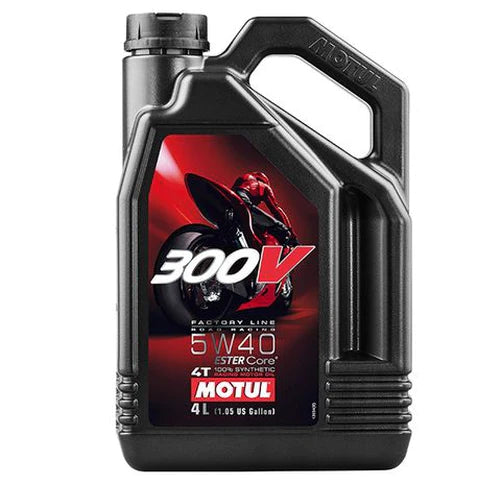 Motul 300V 4T Factory Line 5W40 Fully Synthetic Oil 4L