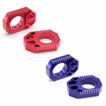 Zeta Axle Blocks Blue Yamaha YZ250F 09-11 YZ450 09