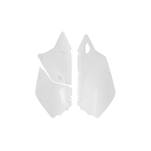 SIDEPANELS RTECH DRZ400  00-20 KAWASAKI KLX400 03-06 WHITE