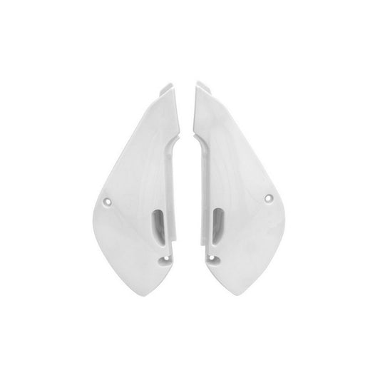 SIDEPANELS RTECH KAWASAKI KX65 01-21 SUZUKI RM65 01-20 KAWASAKI KLX110 SUZUKI DRZ110  02-09 WHITE