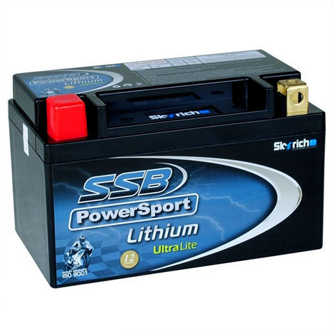 SSB LITHIUM ION 12V 290CCA MOTORCYCLE AND POWERSPORTS BATTERY