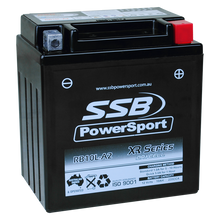 MOTORCYCLE AND POWERSPORTS BATTERY (YB10L-A2) AGM 12V 10AH 235CCA BY SSB HIGH PERFORMANCE