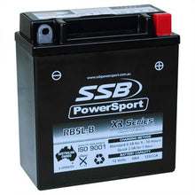 MOTORCYCLE AND POWERSPORTS BATTERY (YB5L-B) AGM 12V 5AH 125CCA BY SSB HIGH PERFORMANCE