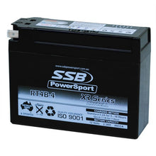 MOTORCYCLE AND POWERSPORTS BATTERY (YT4B-BS) AGM 12V 0.2AH 85CCA SSB HIGH PERFORMANCE