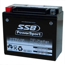 MOTORCYCLE AND POWERSPORTS BATTERY (YTX20-BS) AGM 12V 18AH 400CCA BY  SSB HIGH PERFORMANCE