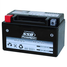 MOTORCYCLE AND POWERSPORTS BATTERY (YTZ10-S) AGM 12V 8.6AH 210CCA BY SSB HIGH PERFORMANCE